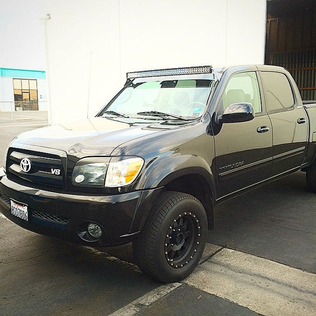 2000 - 2006 Toyota Tundra Double Cab 50" Curved LED Light Bar Roof Mounts - Premium Vehicle Mount by Xtreme Canopies