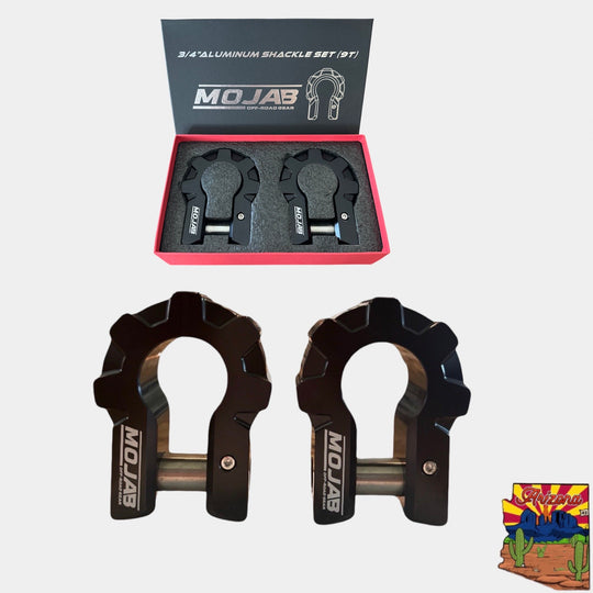 3/4'' Extreme duty Aluminum D-Shackle set (9T) (LIFETIME WARRANTY*) - Premium Shackle by Xtreme Canopies