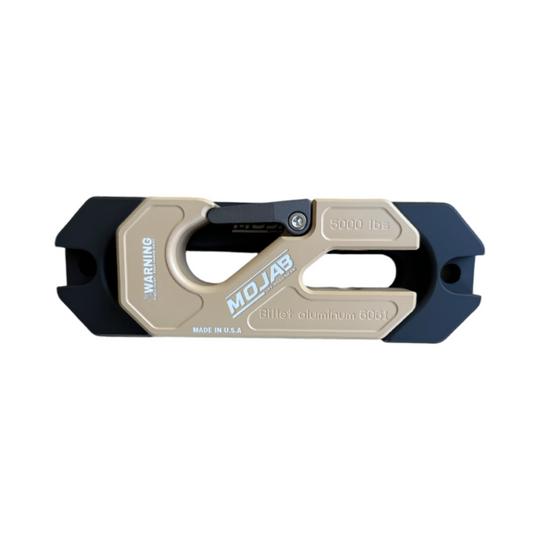 Side By Side / UTV Aluminum Recessed Winch Shackle with Fairlead Kit, closed latch (LIFE TIME WARRANTY*) - Premium Winch Shackle by Xtreme Canopies