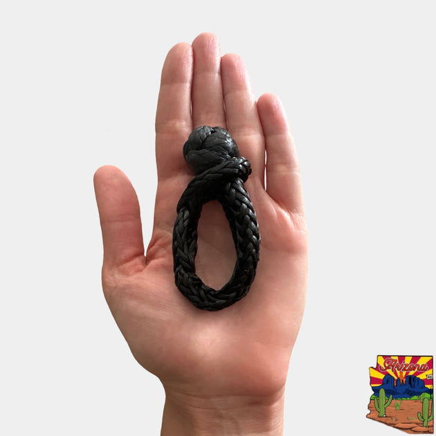 Micro Soft Shackle 3/16'' x 6'' – Keychain & Recovery (Lifetime Warranty) - Premium Truck Accessory by Xtreme Canopies