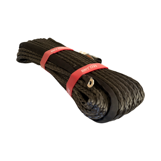 3/8'' x 85' Synthetic Winch Rope with forged winch hook - Premium Winch rope by Xtreme Canopies