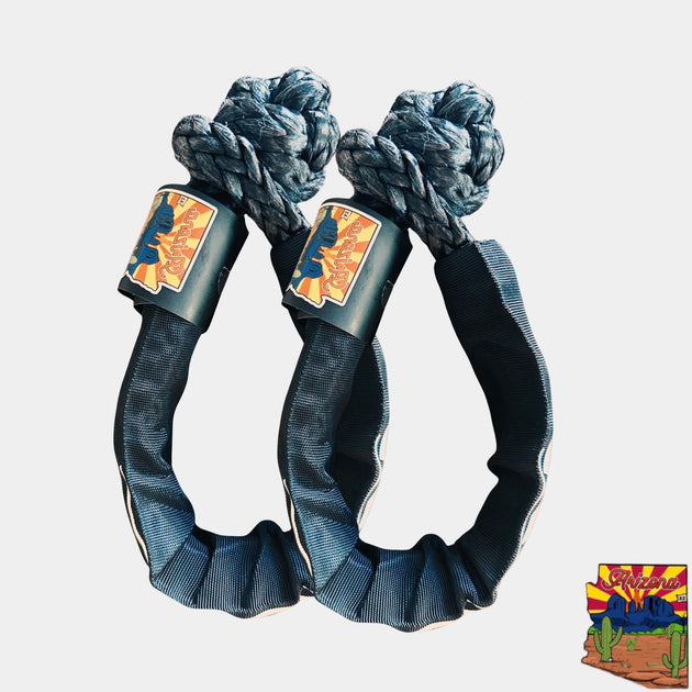 Soft Shackle 1/2'' x 22'' with sleeve and bag (Set of 2 Shackles) (Lifetime Warranty) - Premium Soft Shackle by Xtreme Canopies