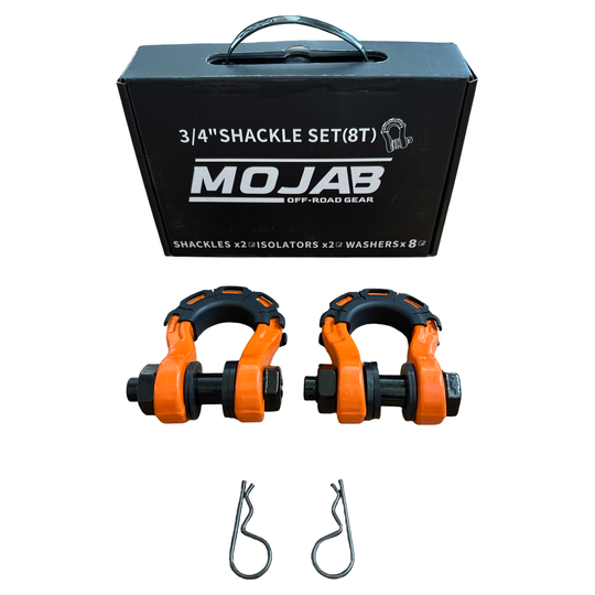 3/4” Forged Steel D-shackle set (8T) (LIFE TIME WARRANTY*) - Premium Truck Accessory by Xtreme Canopies