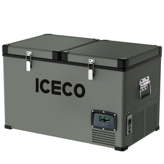 VL65 Dual Zone Metal Fridge Freezer with Cover | ICECO | 65LT - Premium VL Series by Xtreme Canopies