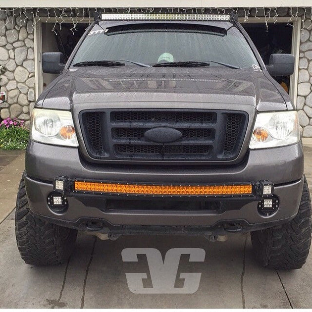 2004 - 2008 Ford F150 Curved 50" LED Light Bar Roof Mounts - Premium Vehicle Mount by Xtreme Canopies