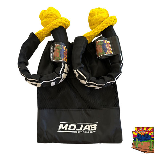 Soft Shackle 1/2'' x 22'' with sleeve and bag (Set of 2 Shackles) (Lifetime Warranty) - Premium Soft Shackle by Xtreme Canopies