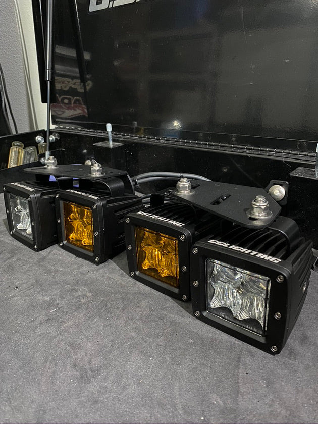 2014-2015 Silverado 1500 Fog Light Pod Brackets - Premium Truck Accessory by Xtreme Canopies