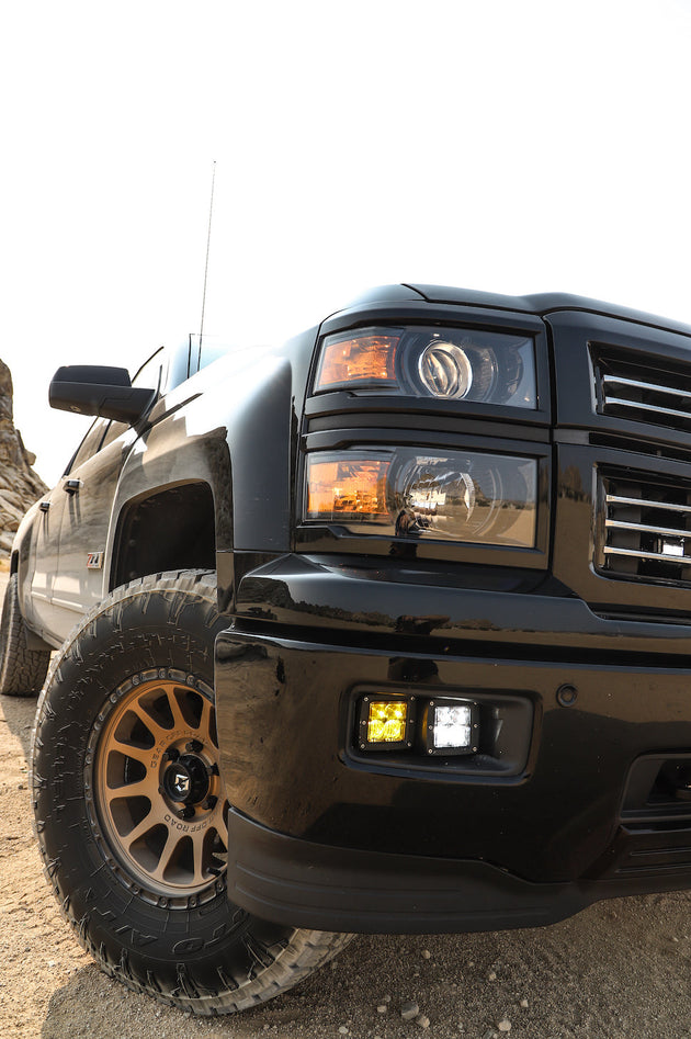 2014-2015 Silverado 1500 Fog Light Pod Brackets - Premium Truck Accessory by Xtreme Canopies
