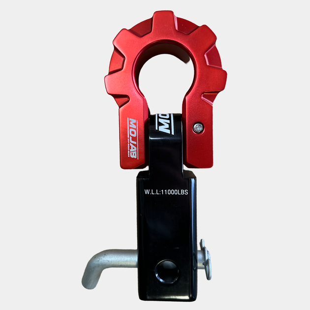 2'' Aluminum Hitch Receiver with Aluminum D-Shackle 9T (Lifetime Warranty) - Premium Truck Accessory by Xtreme Canopies