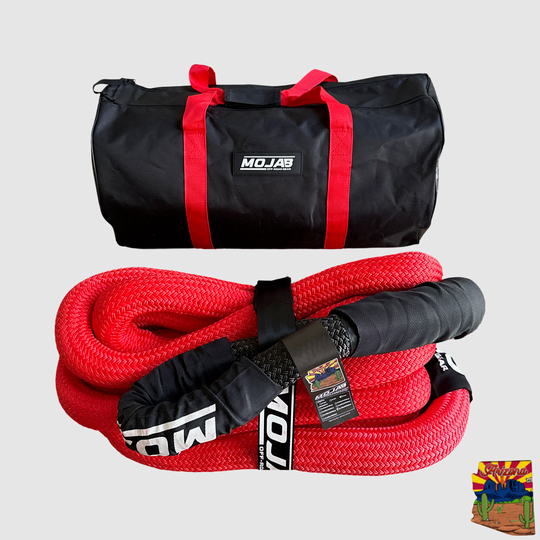 1 1/2” x 30' Kinetic rope with storage bag (Lifetime Warranty) - Premium Kinetic rope by Xtreme Canopies