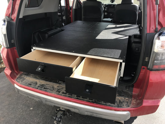 Stealth Sleep and Storage Package with Fitted Top Plate for Toyota 4Runner 2010-2024 5th Gen. - Premium Packages by Xtreme Canopies