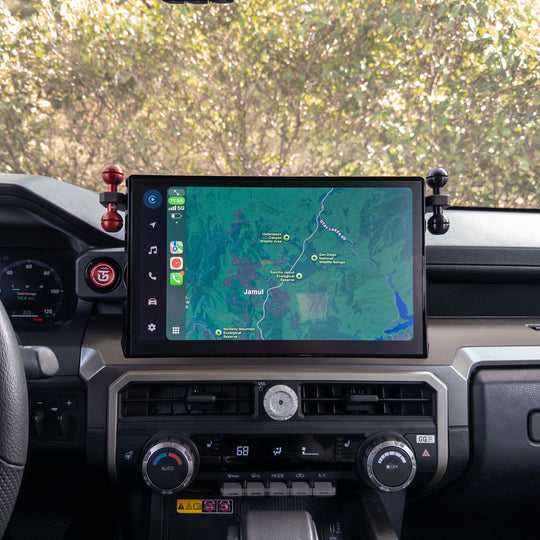 Billet Aluminum 4th Gen Tacoma / 6th Gen 4runner Dashtop Multi Mount (DMM) - Premium Truck Accessory by Xtreme Canopies