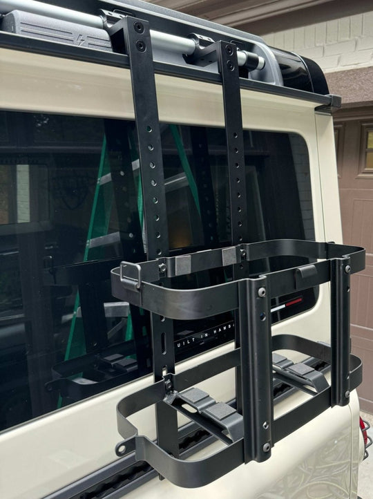 20L NATO Jerry Can Carrier for Side & Rear-Ladder Accessory Carriers - Premium Truck Accessory by Xtreme Canopies