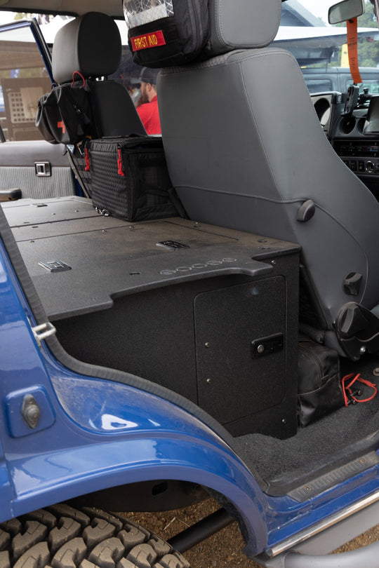 Toyota Land Cruiser 1980-1989 60 Series - Second Row Seat Delete Plate System - Module Height - Premium Seat Delete Plate System by Xtreme Canopies