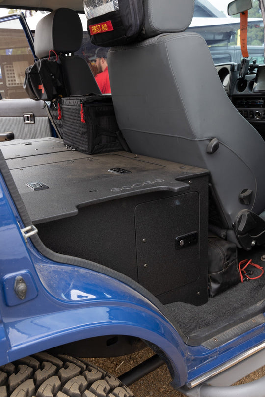 Toyota Land Cruiser 1980-1989 60 Series - Second Row Seat Delete Plate System - Module Height - Premium Seat Delete Plate System by Xtreme Canopies