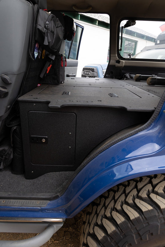 Toyota Land Cruiser 1980-1989 60 Series - Second Row Seat Delete Plate System - Module Height - Premium Seat Delete Plate System by Xtreme Canopies