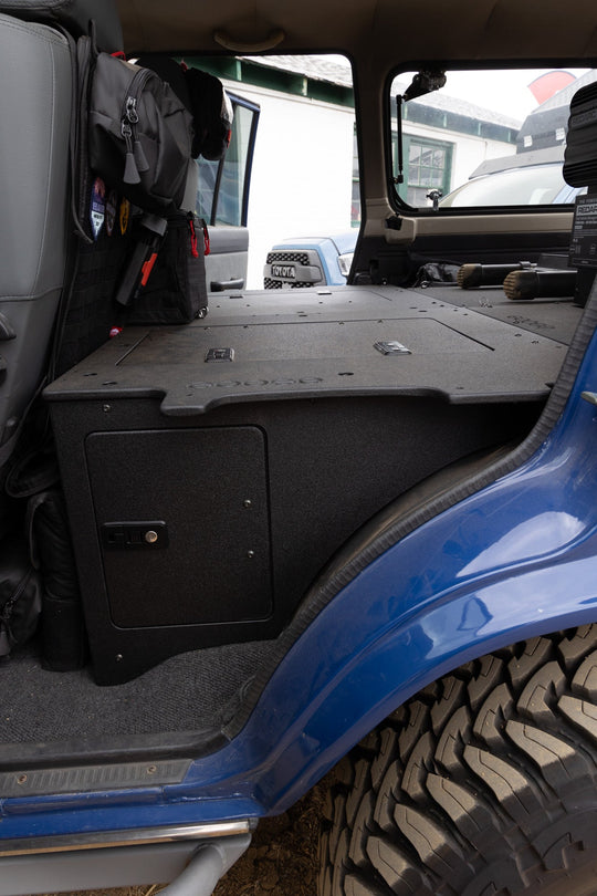 Toyota Land Cruiser 1980-1989 60 Series - Second Row Seat Delete Plate System - Module Height - Premium Seat Delete Plate System by Xtreme Canopies