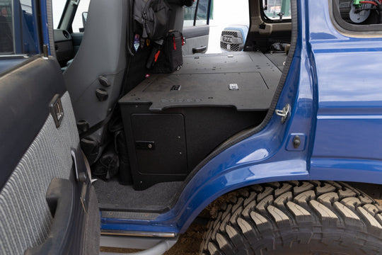 Toyota Land Cruiser 1980-1989 60 Series - Second Row Seat Delete Plate System - Module Height - Premium Seat Delete Plate System by Xtreme Canopies