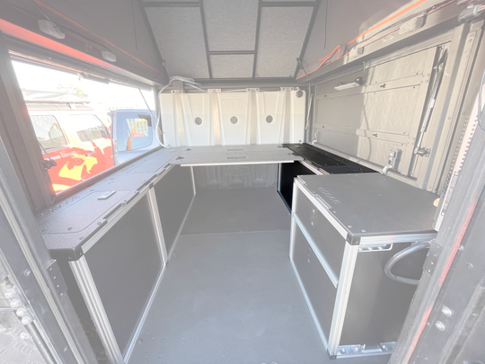 Alu-Cab Canopy Camper V2 - Ford Ranger 2019-2023 4th Gen. - Front Utility Module - 6' Bed - Premium Camper by Xtreme Canopies
