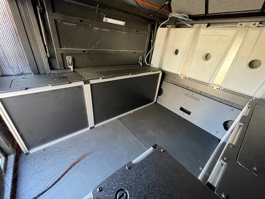 Alu-Cab Canopy Camper V2 - Toyota Tacoma 2005-2023 2nd & 3rd Gen. - Front Utility Module - 6' Bed - Premium Camper by Xtreme Canopies