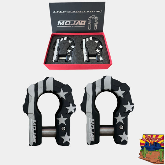 3/4'' Extreme duty Aluminum D-Shackle set (9T) (LIFETIME WARRANTY*) - Premium Shackle by Xtreme Canopies