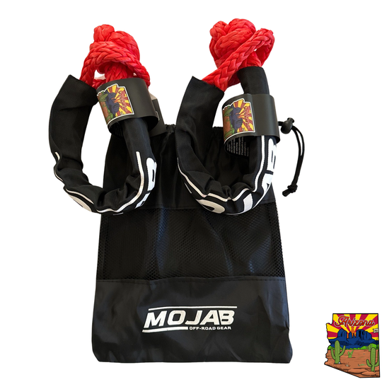 Soft Shackle 1/2'' x 22'' with sleeve and bag (Set of 2 Shackles) (Lifetime Warranty) - Premium Soft Shackle by Xtreme Canopies