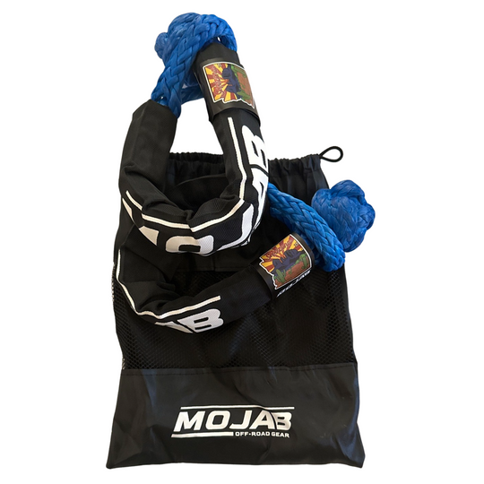 Soft Shackle 1/2'' x 22'' with sleeve and bag (Set of 2 Shackles) (Lifetime Warranty) - Premium Soft Shackle by Xtreme Canopies