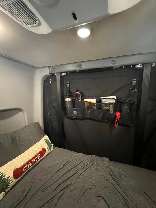 Rear Storage Organizer for StoryTeller, Jayco, Entegra & Revel Vans - Premium Truck Accessory by Xtreme Canopies