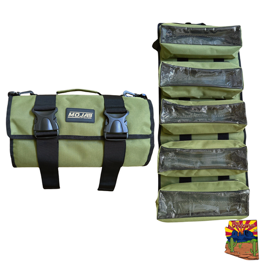 Large Canvas Tool organizer bag with 5 removeable pouches - Premium Bag by Xtreme Canopies