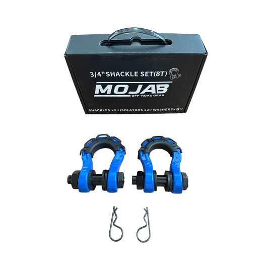 3/4” Forged Steel D-shackle set (8T) (LIFE TIME WARRANTY*) - Premium Truck Accessory by Xtreme Canopies