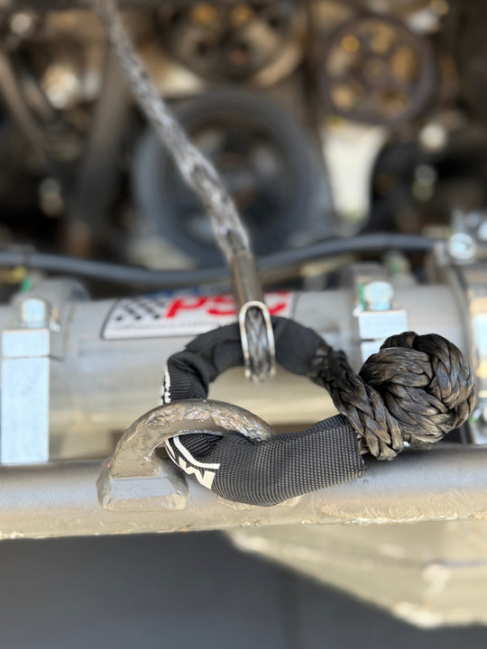 Soft Shackle 3/8'' x 14'' with sleeve and bag (Set of 2 Shackles) (Lifetime Warranty) - Premium Truck Accessory by Xtreme Canopies