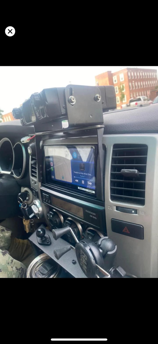 2003-2009 Toyota 4runner (4th Gen) Accessory Dash Mount Molle AMP Phone Tablet Radios Overlanding - Premium Accessory Dash Mount by Xtreme Canopies