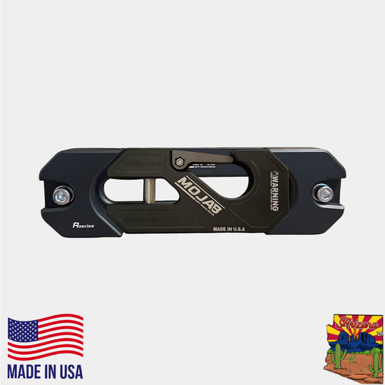 Aluminum Recessed Winch Shackle with Fairlead Kit, closed latch (LIFE TIME WARRANTY*) - Premium Winch Shackle by Xtreme Canopies