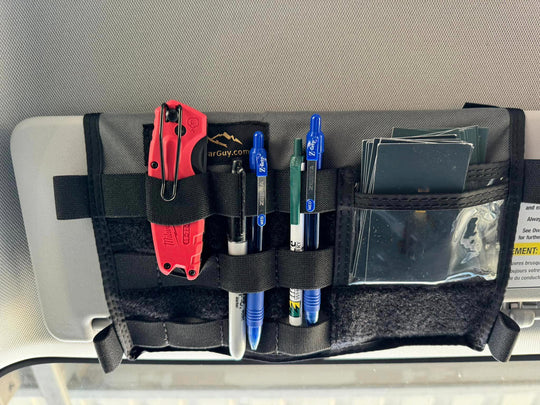 Grenadier MOLLE Visor Organizer WITH MIRROR - Premium Vehicles Accessories by Xtreme Canopies