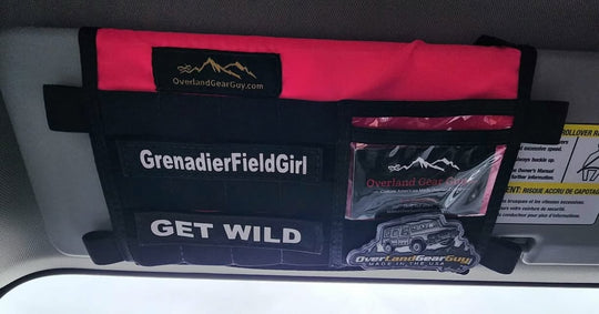 Grenadier MOLLE Visor Organizer WITH MIRROR - Premium Vehicles Accessories by Xtreme Canopies