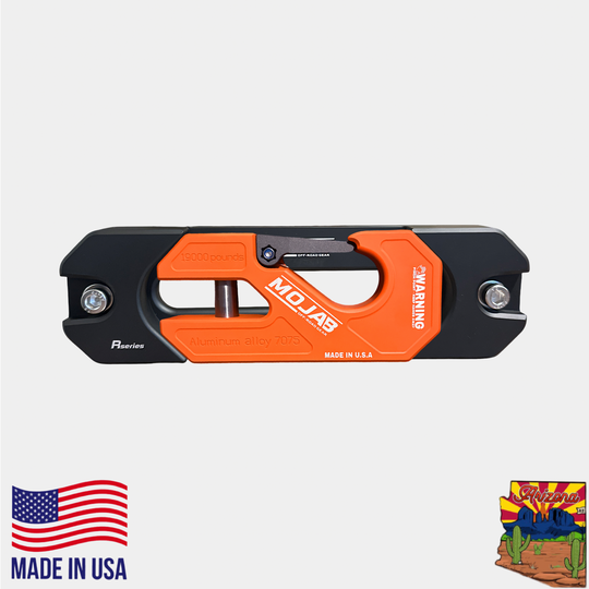 Aluminum Recessed Winch Shackle with Fairlead Kit, closed latch (LIFE TIME WARRANTY*) - Premium Winch Shackle by Xtreme Canopies