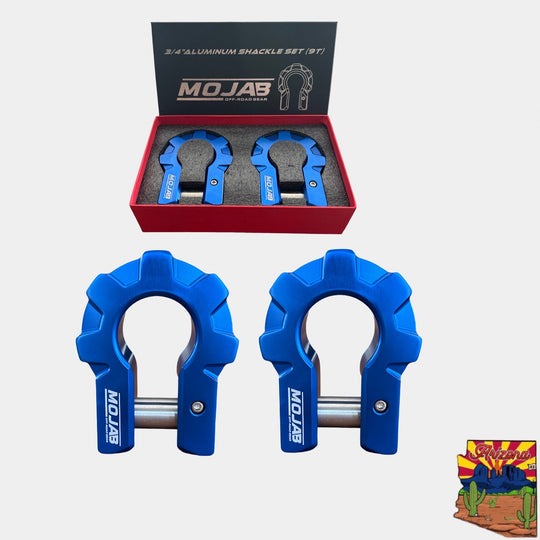 3/4'' Extreme duty Aluminum D-Shackle set (9T) (LIFETIME WARRANTY*) - Premium Shackle by Xtreme Canopies