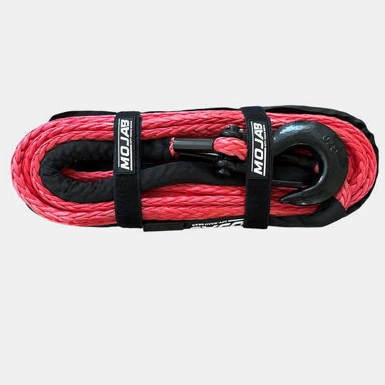 1/2'' x 78' Synthetic Winch Rope with Removable Forged Winch Hook - Premium Truck Accessory by Xtreme Canopies