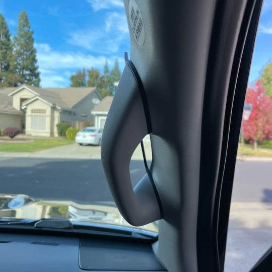 2010-2024 Toyota 4Runner (5th Gen) Passenger Side A-Pillar Grab Handle Accessory Mount For Phones Ham Radios Switch’s Winch Controller Cams Overlanding - Premium A-Pillar Grab Handle Accessory Mount by Xtreme Canopies