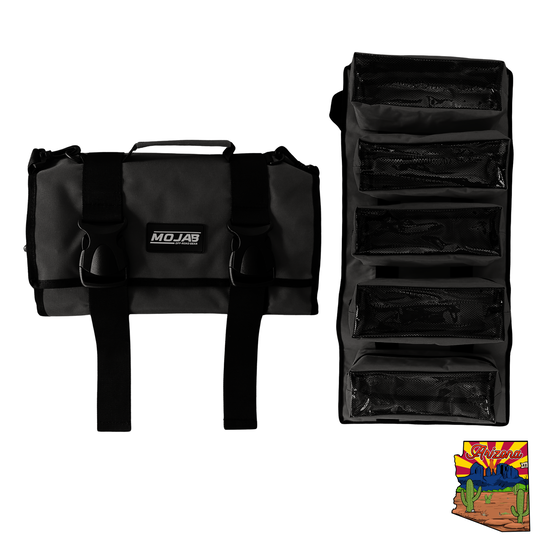 Large Canvas Tool organizer bag with 5 removeable pouches - Premium Bag by Xtreme Canopies
