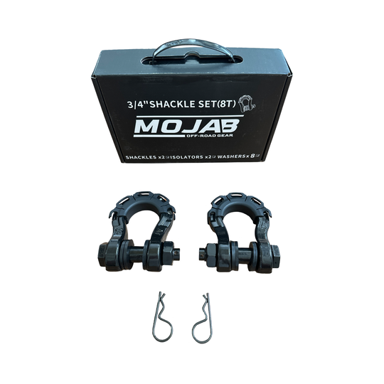 3/4” Forged Steel D-shackle set (8T) (LIFE TIME WARRANTY*) - Premium Truck Accessory by Xtreme Canopies