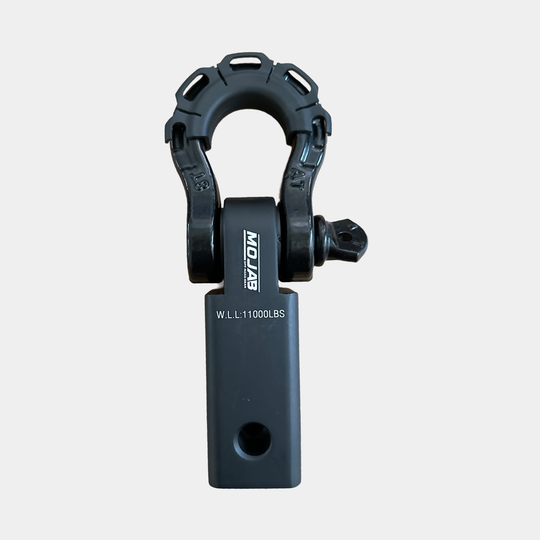 2'' Aluminum Hitch Receiver with Steel D-Shackle (LIFETIME WARRANTY) - Premium Truck Accessory by Xtreme Canopies