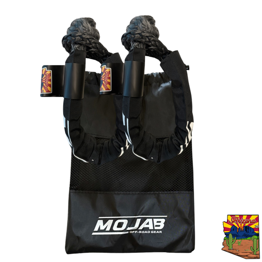 Soft Shackle 3/8'' x 22” with sleeve and bag (Set of 2 Shackles) (Lifetime Warranty) - Premium Soft Shackle by Xtreme Canopies