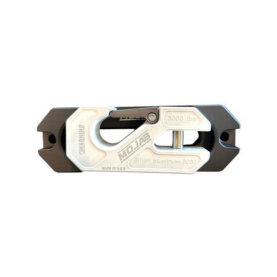 Side By Side / UTV Aluminum Recessed Winch Shackle with Fairlead Kit, closed latch (LIFE TIME WARRANTY*) - Premium Winch Shackle by Xtreme Canopies