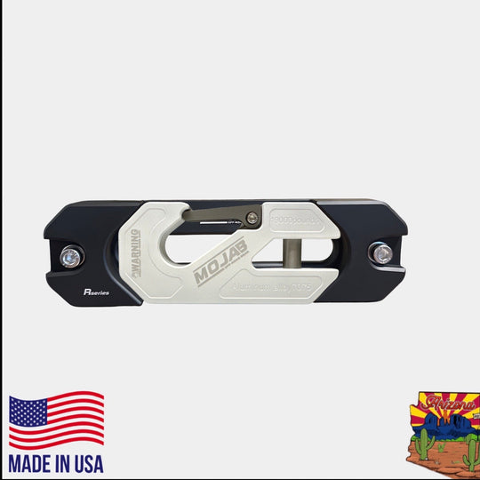 Aluminum Recessed Winch Shackle with Fairlead Kit, closed latch (LIFE TIME WARRANTY*) - Premium Winch Shackle by Xtreme Canopies