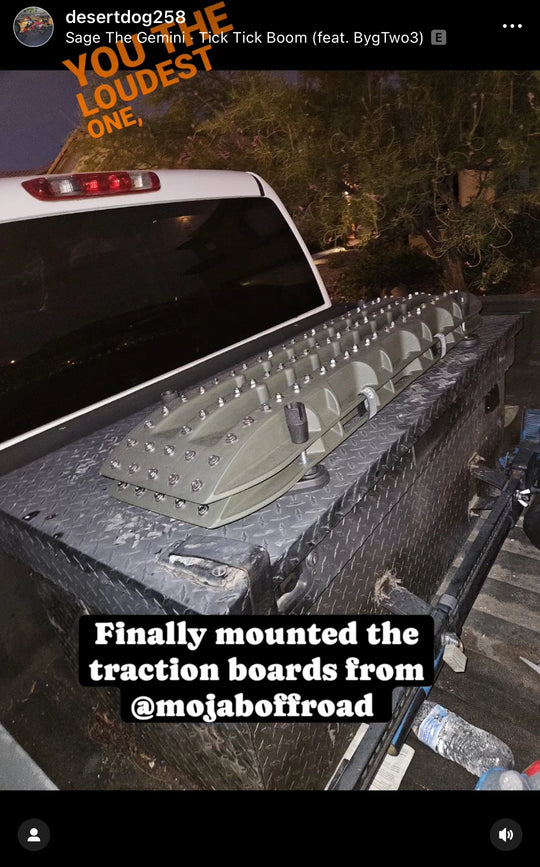 Ultimate Traction recovery board with steel plugs - Premium Recovery board by Xtreme Canopies