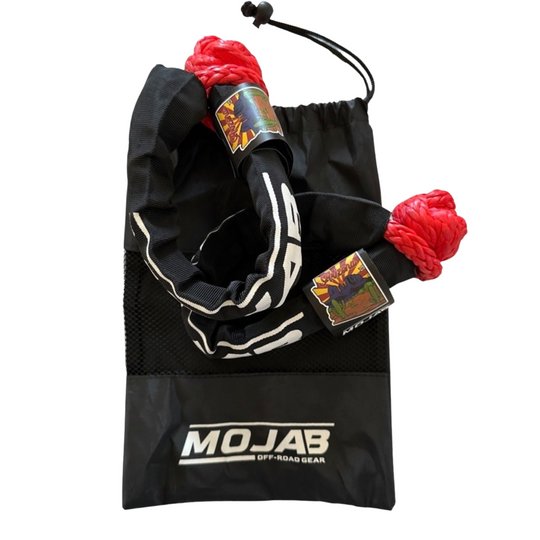 Soft Shackle 3/8'' x 22” with sleeve and bag (Set of 2 Shackles) (Lifetime Warranty) - Premium Soft Shackle by Xtreme Canopies