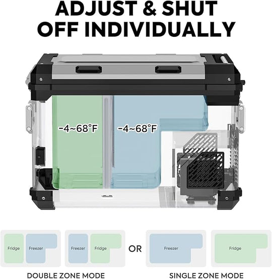 APL55 Dual Zone 12 Volt Fridge | ICECO | 55 LT - Premium APL Series by Xtreme Canopies