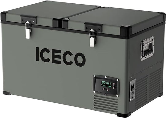 VL60 Dual Zone Metal Fridge Freezer with Cover | ICECO | 60LT - Premium VL Series by Xtreme Canopies