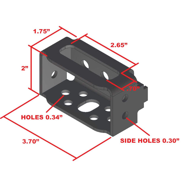 Bed Rail Tie Down Bracket & Accessory Mount - Premium Truck Accessory by Xtreme Canopies